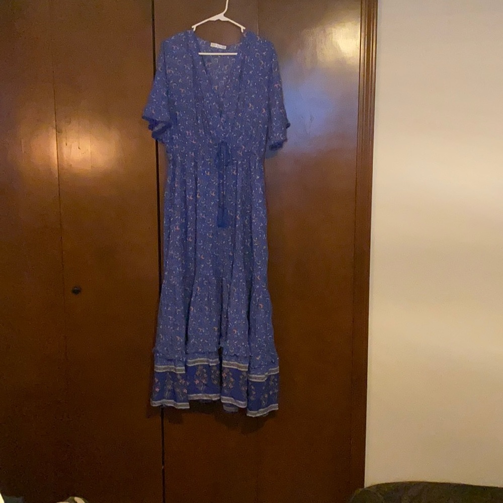 Blue Midi Dress